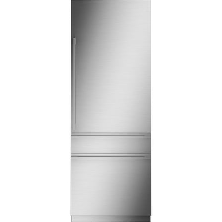 Monogram Zic303npp 30" Wide 14.5 Cu. Ft. Energy Star Certified Bottom Freezer Refrigerator