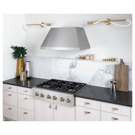 Monogram - 36" Externally Vented Range Hood - Stainless steel