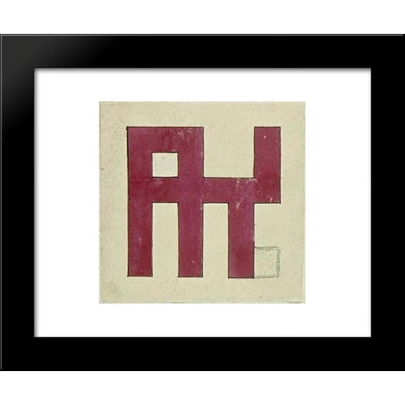 Monogram design for Antony Cook 20x24 Framed Art Print by Theo van Doesburg