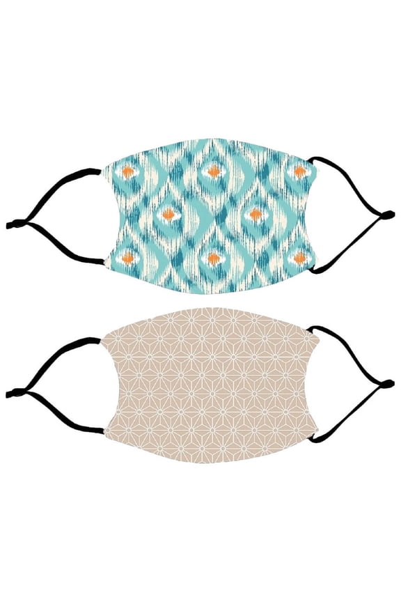 MonogramOnline Set of 2 Cloth Face Masks