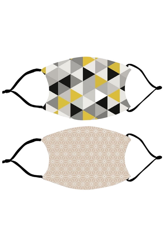 MonogramOnline Set of 2 Cloth Face Masks