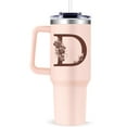 thumbnail image 1 of Monogrammed 40oz Tumbler with Handle for Women, Personalized Birthday Gifts for Women,Initial Cups for Woman Pink Letter D,Customized Gifts for Female Lady Gift for Mothers Day Christmas, 1 of 6