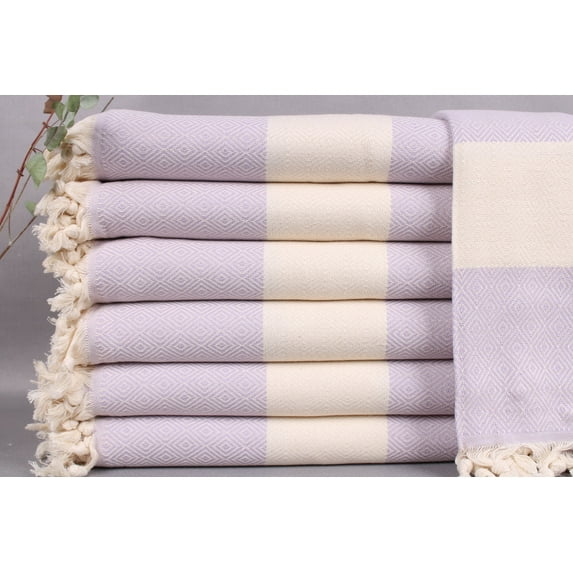 Monogrammed Beach Towel, Turkish Towel, Lilac Towel, Diamond Towel, 40x71 Inches Bridesmaid Favors, Camping Towel, Gym Towel,