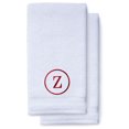 thumbnail image 1 of Monogrammed Hand Towels for Bathroom Kitchen Makeup | Personalized Gift for Wedding-Bridal | Classic Font Custom Luxury Turkish Towel | Spa Collection, Oversized, 16 X 30 Inch, Set of 2, 1 of 3