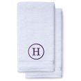 thumbnail image 1 of Monogrammed Hand Towels for Bathroom Kitchen Makeup | Personalized Gift for Wedding-Bridal | Classic Font Custom Luxury Turkish Towel | Spa Collection, Oversized, 16 X 30 Inch, Set of 2, 1 of 3
