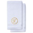 thumbnail image 1 of Monogrammed Hand Towels for Bathroom Kitchen Makeup | Personalized Gift for Wedding-Bridal | Custom Luxury Turkish Towel | Spa Collection, Oversized, 16 X 30 Inch, Set of 2, 1 of 3
