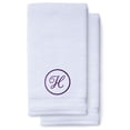 thumbnail image 1 of Monogrammed Hand Towels for Bathroom Kitchen Makeup | Personalized Gift for Wedding-Bridal | Custom Luxury Turkish Towel | Spa Collection, Oversized, 16 X 30 Inch, Set of 2, 1 of 3