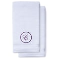 thumbnail image 1 of Monogrammed Hand Towels for Bathroom Kitchen Makeup | Personalized Gift for Wedding-Bridal | Custom Luxury Turkish Towel | Spa Collection, Oversized, 16 X 30 Inch, Set of 2, 1 of 3