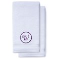 thumbnail image 1 of Monogrammed Hand Towels for Bathroom Kitchen Makeup | Personalized Gift for Wedding-Bridal | Custom Luxury Turkish Towel | Spa Collection, Oversized, 16 X 30 Inch, Set of 2, 1 of 3