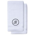 thumbnail image 1 of Monogrammed Hand Towels for Bathroom Kitchen Makeup | Personalized Gift for Wedding-Bridal | Custom Luxury Turkish Towel | Spa Collection, Oversized, 16 X 30 Inch, Set of 2, 1 of 3