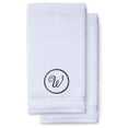 thumbnail image 1 of Monogrammed Hand Towels for Bathroom Kitchen Makeup | Personalized Gift for Wedding-Bridal | Custom Luxury Turkish Towel | Spa Collection, Oversized, 16 X 30 Inch, Set of 2, 1 of 3