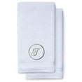 thumbnail image 1 of Monogrammed Hand Towels for Bathroom Kitchen Makeup | Personalized Gift for Wedding-Bridal | Custom Luxury Turkish Towel | Spa Collection, Oversized, 16 X 30 Inch, Set of 2, 1 of 3