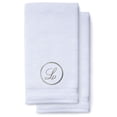 thumbnail image 1 of Monogrammed Hand Towels for Bathroom Kitchen Makeup | Personalized Gift for Wedding-Bridal | Custom Luxury Turkish Towel | Spa Collection, Oversized, 16 X 30 Inch, Set of 2, 1 of 3