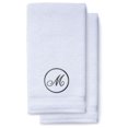 thumbnail image 1 of Monogrammed Hand Towels for Bathroom Kitchen Makeup | Personalized Gift for Wedding-Bridal | Custom Luxury Turkish Towel | Spa Collection, Oversized, 16 X 30 Inch, Set of 2, 1 of 3