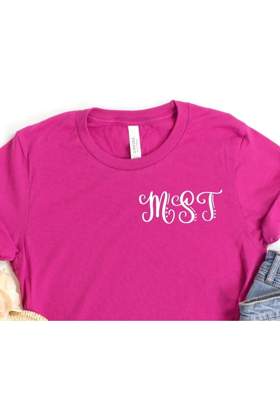 Monogrammed Shirt Personalized Tee