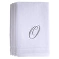 thumbnail image 1 of Monogrammed White Fingertip Towels Set of 4, 1 of 2