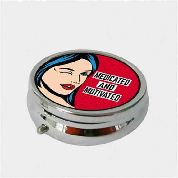 Monogramonline IN4307 Round Pill Box