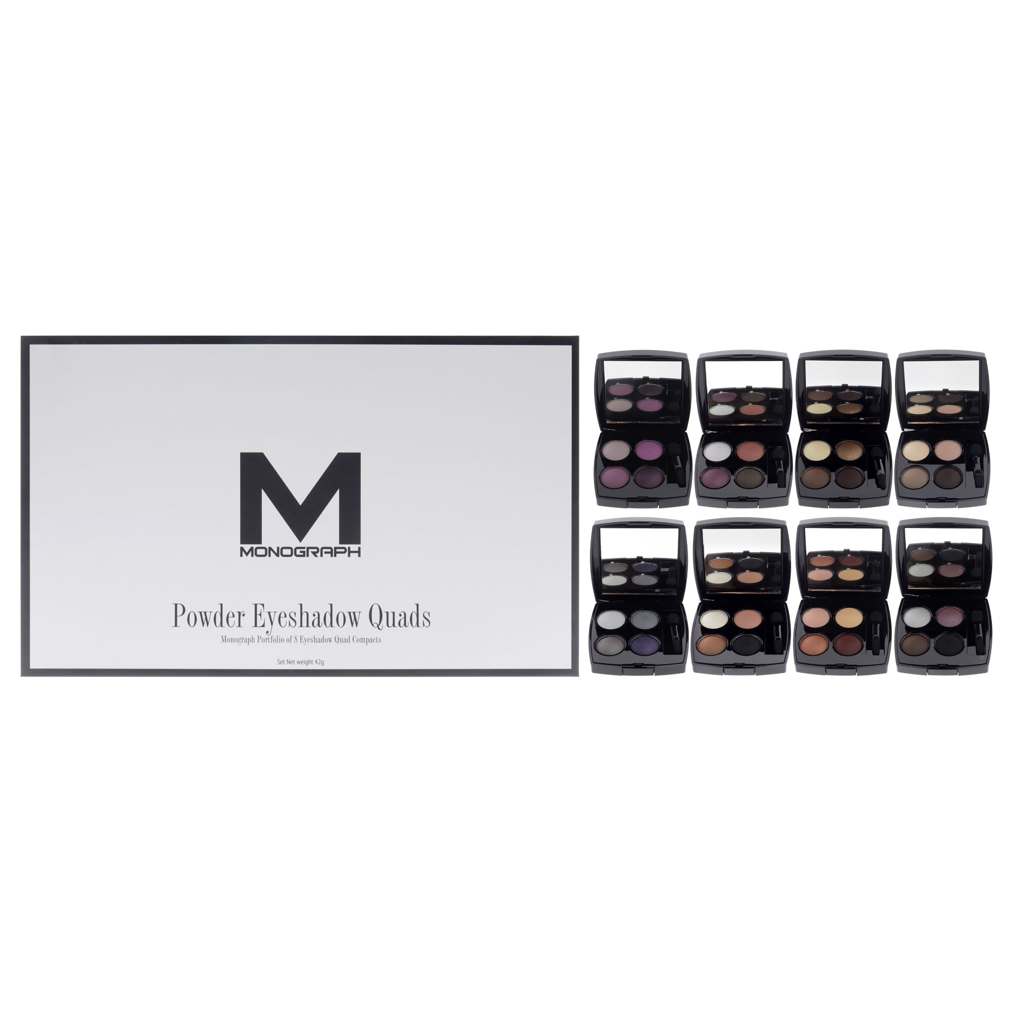 Artis Monograph Collection Powder Eyeshadow Quads Portfolio , 8 x 1.41 oz Eye Shadow