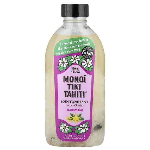 Monoi Tiare Cosmetics Coconut Oil Ylang Ylang 4 oz Oil