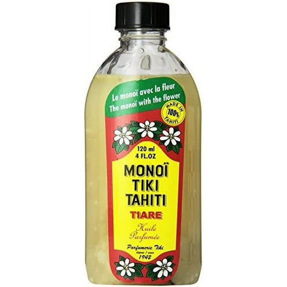 Monoi Tiki Tahiti Tiare Coconut Oil 4 Fluid Ounce