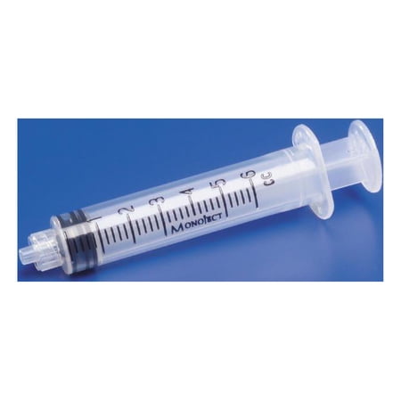 Monoject Rigid Pack General Purpose Syringe with Luer Lock Tip, 6 mL, 50 Count