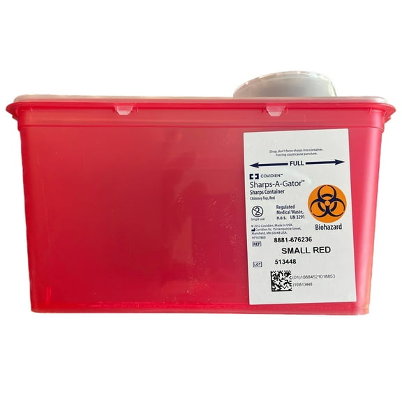 Monoject Sharps Container 1 gal. Vertical Entry Case of 40