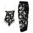 Monokini Swimsuits For Women Print Bikini Women 1 Piece Swimwear+1
