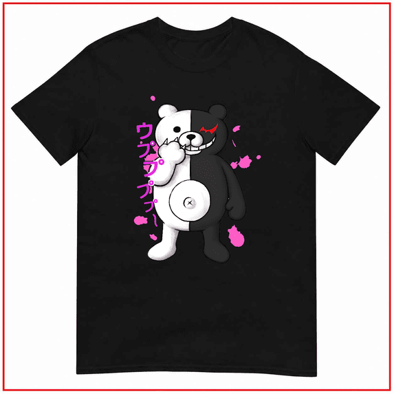 Monokuma Danganronpa Bear Graphic For Anime Game Fans Unisex T Shirt V16227 Size S-5XL