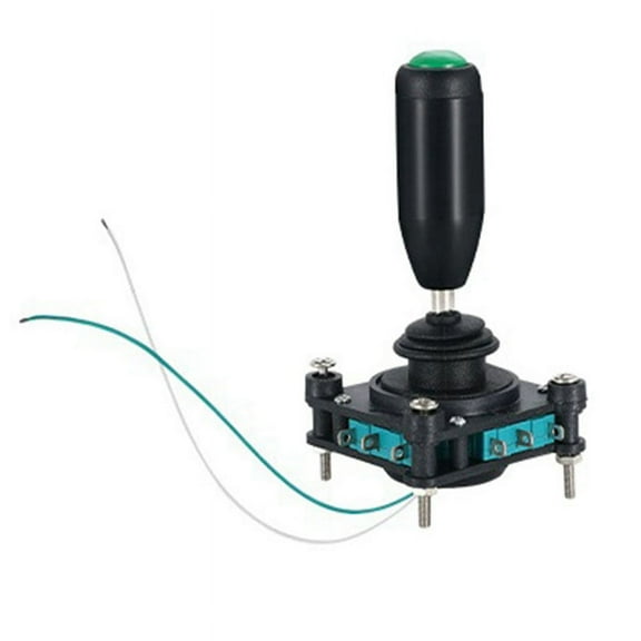 Monolever Joystick Switches with Push Button 2 4 8 Way Reset Momentary Toggle -Rocker Switches SCV4--05R2G