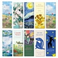 thumbnail image 1 of Monolike Art Paper Bookmarks - 36-Pack, 9 Unique Designs, DIY Bookmark, Gift for Book Lovers, 1 of 8