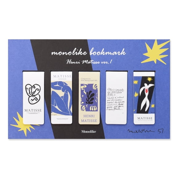 Monolike Magnetic Bookmarks Henri matisse Ver.1, Set of 5