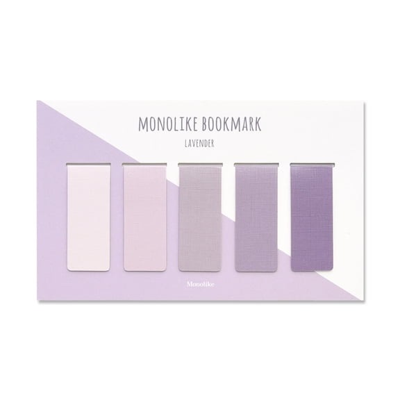Monolike Magnetic Bookmarks Lavender, Set of 5