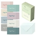 thumbnail image 1 of Monolike Message Happy Birthday Card - Mix 40 Mini Single Cards, 20 Envelopes Package, 1 of 6