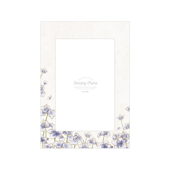 Monolike Standing Design Paper Photo frame 4x6 Minhwa, Iris 10pack - Fits 4x6" Pictures