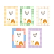 Monolike Standing Design Paper Photo frame 4x6 Unmatched friends 5pack - Fits 4x6" Pictures
