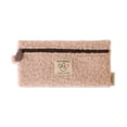thumbnail image 1 of Monolike Unmatched Friends Bbogeuli Pencil Case, Slim Fuzzy Fleece Pen Pouch, Pink, 1 of 7