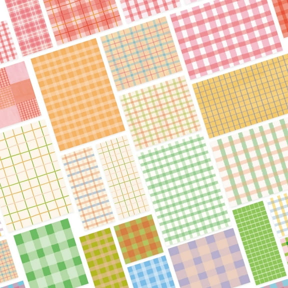 Monolike Unmatched Friends Sticker pack Pattern Series.1 (102Pcs) - Variety pack, Journal, Scrapbook, Fancy Sticker, Paper