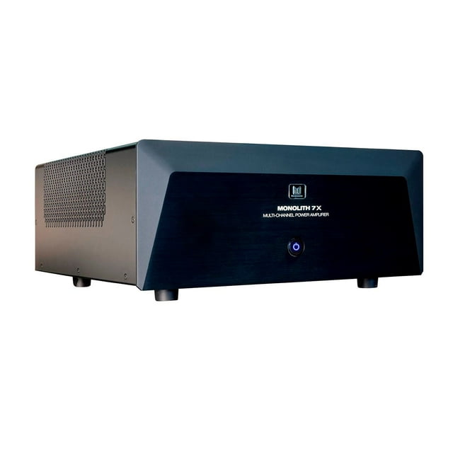 Monoprice Monolith MultiChannel Power Amplifier Black With Watt Per