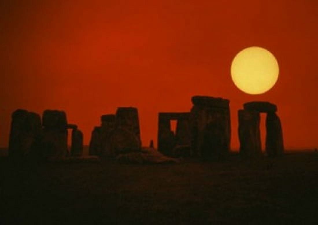 Monoliths of Stonehenge near Salisbury England Canvas Art - Bill Bachmann DanitaDelimont (24 x 17)