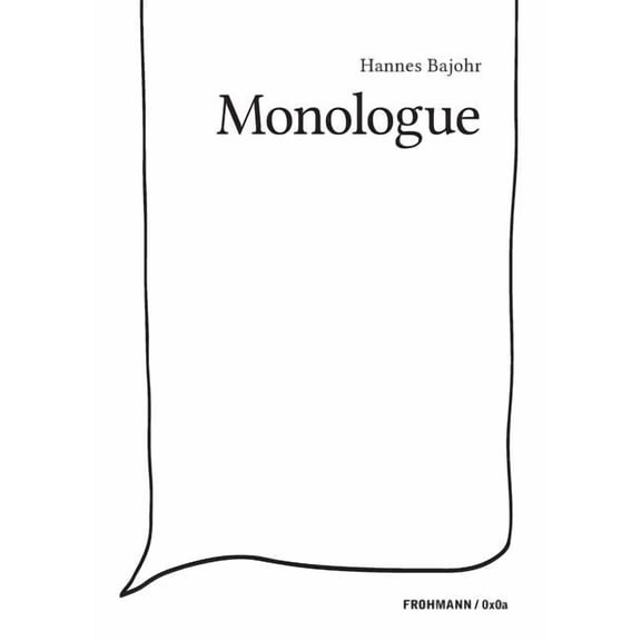 Monologue, (Paperback)