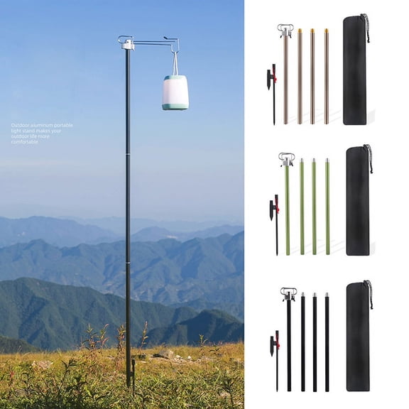 Monopods,Adjustable Lantern Rod Pole Adjustable Lantern Lamp Pole Adjustable Alloy Lamp Pole Siuke Lantern Stand Monopods Zeyuan Huiop