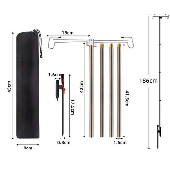 Monopods,Alloy Lamp Pole Adjustable Lantern Rod Lantern Stand Alloy Lamp Pole Adjustable Siuke Monopods