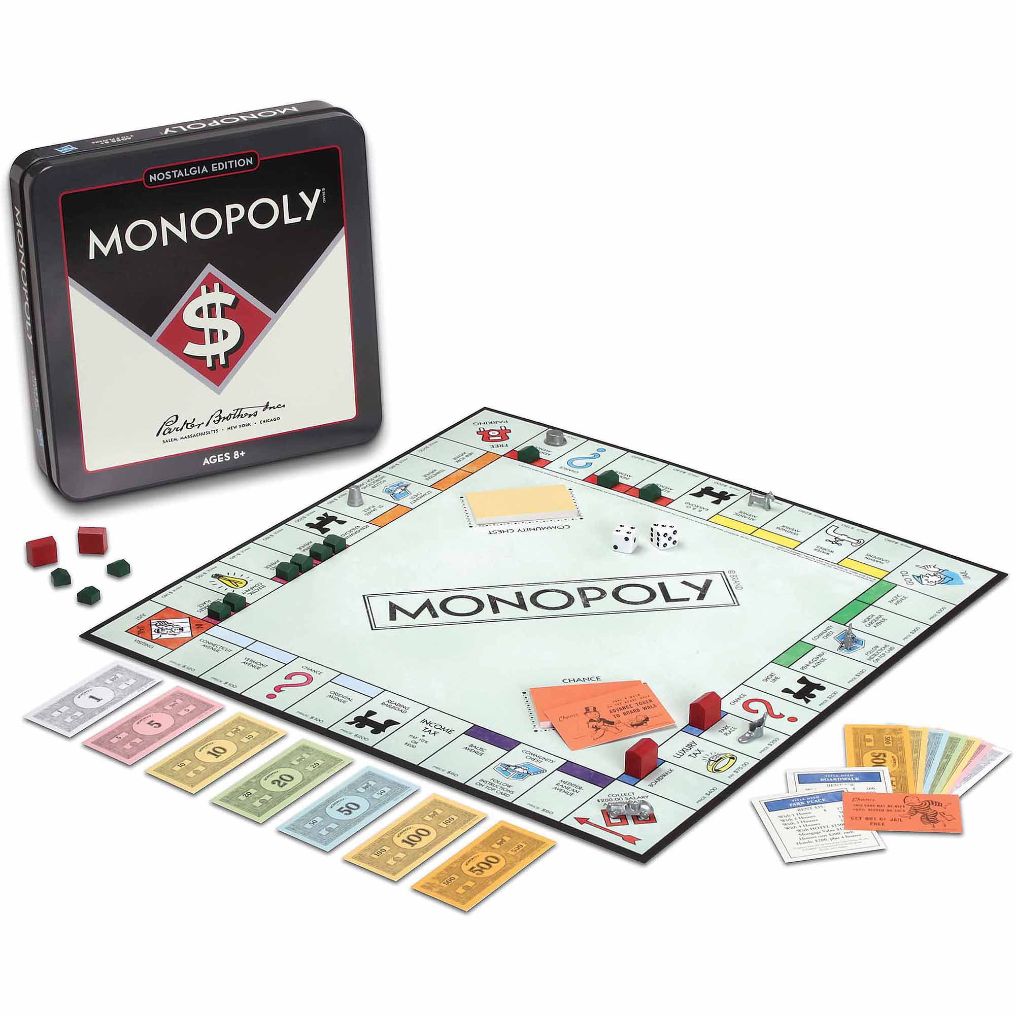 University Games Anti-monopoly Travel Tin Game for sale online