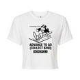 thumbnail image 1 of Monopoly - Advance To Go - Juniors Cropped Graphic T-Shirt, 1 of 4