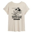 thumbnail image 1 of Monopoly - Advance To Go - Women's Oversized Graphic T-Shirt, 1 of 4