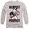 thumbnail image 1 of Monopoly Almost Perfect Evergreen Long Sleeve Adult 18/1 T-Shirt Silver, 1 of 1