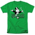 thumbnail image 1 of Monopoly Big Bank S/S Adult 18/1 T-Shirt Kelly Green, 1 of 1