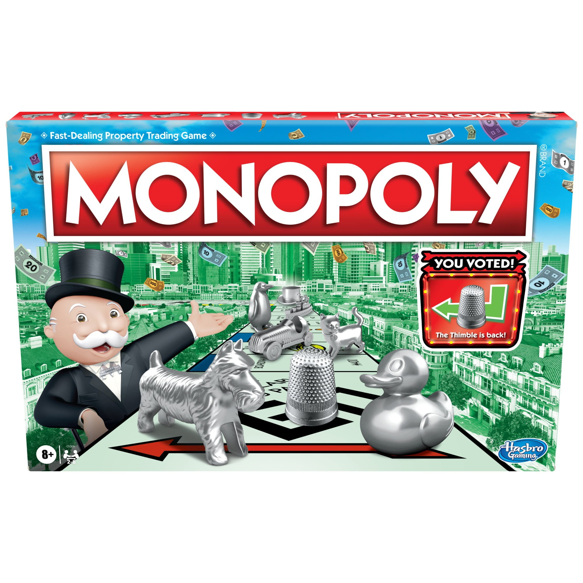 Monopoly Board Game, Family Board Game for 2 to 6 Players, Easter Gifts for Kids