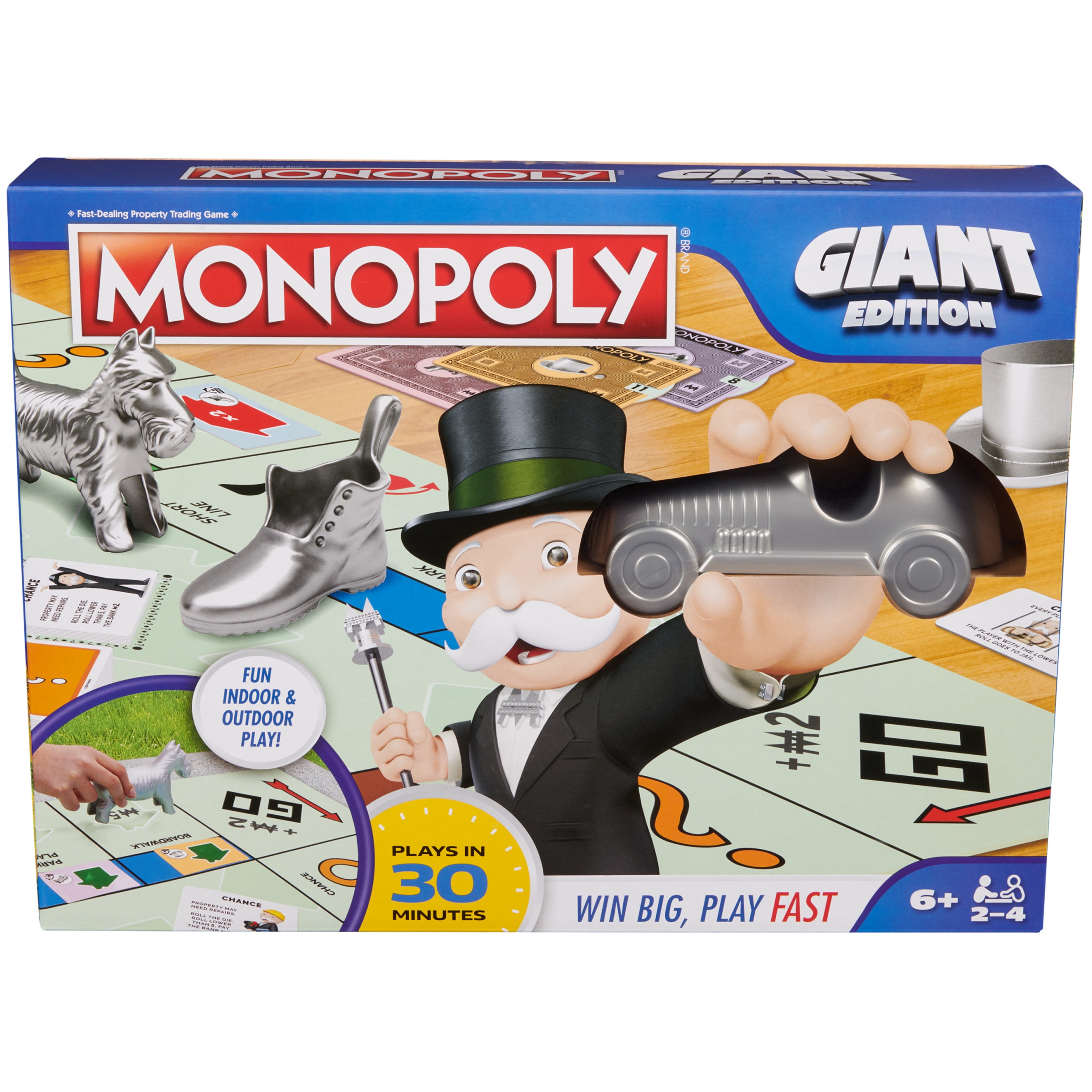  Monopoly The Mega Edition by Winning Moves Games USA, a Bigger  and Faster Version of Monopoly with the Speed Die for 2 to 8 Players, Ages  8 and up (1104) : Toys & Games