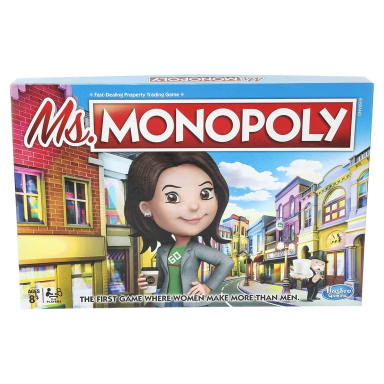 Monopoly Chance Fast-Paced 20 Minute Board Game for Kids and Family Ages 8  and Up, 2-4 Players 